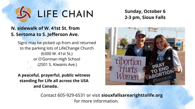Life Chain Flyer