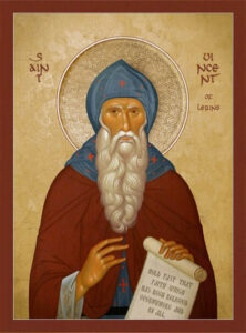 Icon of Saint Vincent of Lerins