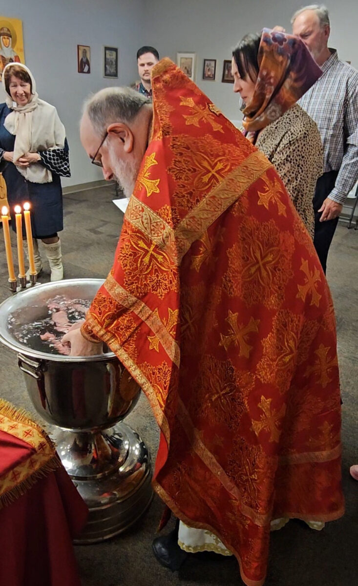 Baby Emmanuel is baptized